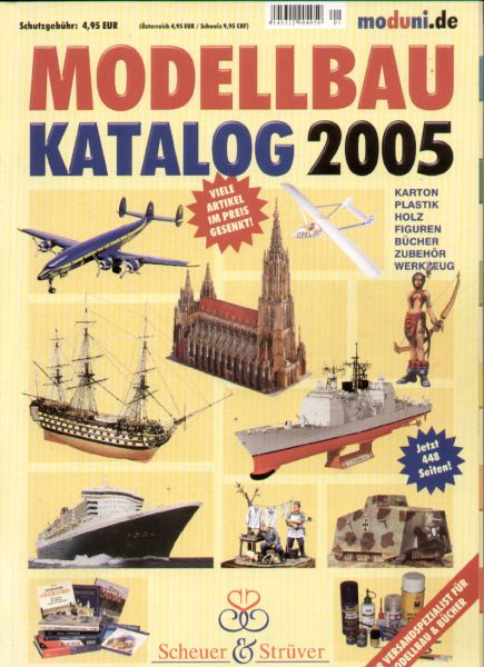 Modellbau-Hauptkatalog MODUNI 2005