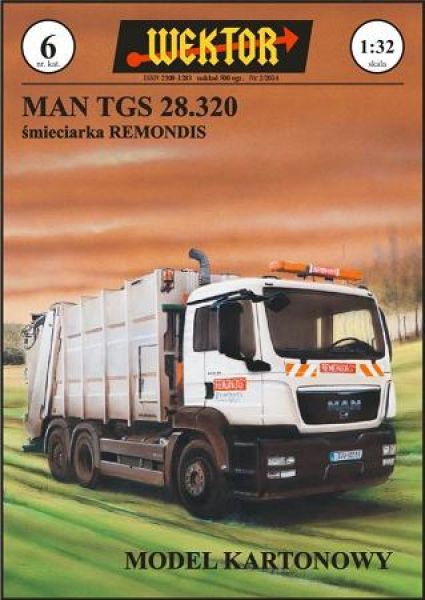 Müllwagen MAN TGA-3 (TGS 28.320) 1:32 Erstausgabe