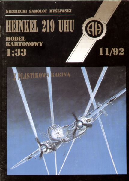 Nachtjäger Heinkel He-219 Uhu 1:33 übersetzt