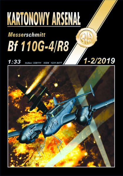 Nachtjäger Messerschmitt Bf-110 G-4/R8 "schräge Musik" 1:33
