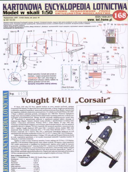 Neuseelandsche Vought F4U1 "Corsair" (Los Negros, 1945) 1:50
