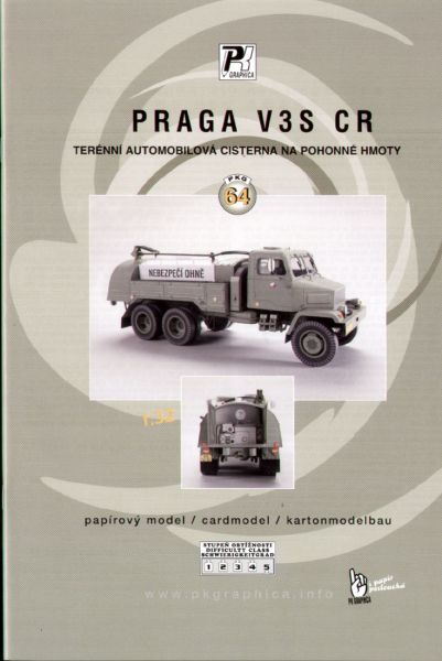 PRAGA V3S CR als Flugplatz-Treibstoffzisterne Tschechoslowakischer Armee 1:32