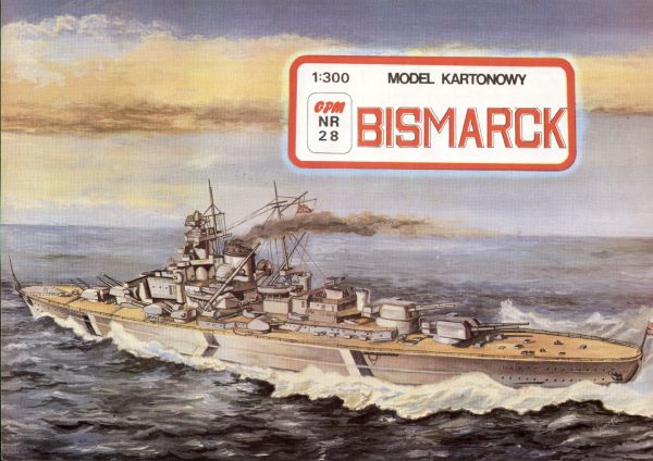 Panzerschiff Bismarck 1:300 (Erstausgabe GPM)