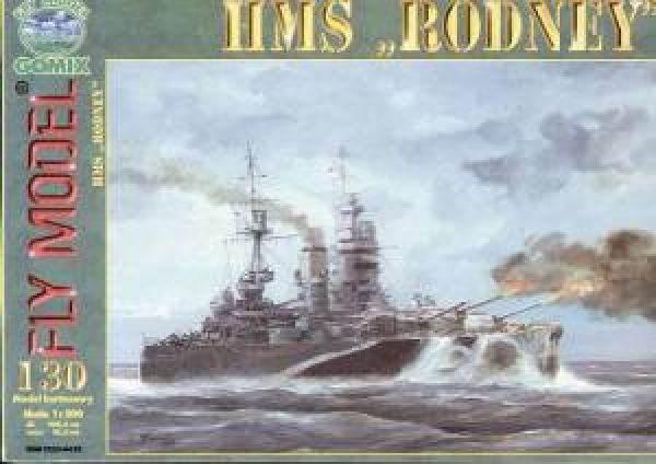 Panzerschiff HMS Rodney (1942) 1:200 übersetzt