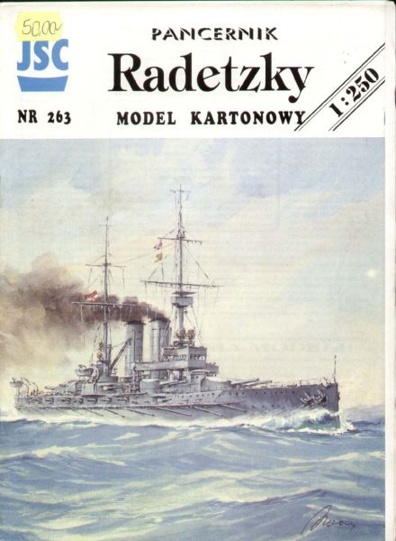 Panzerschiff SMS Radetzky (1914) 1:250 übersetzt Originalausgabe