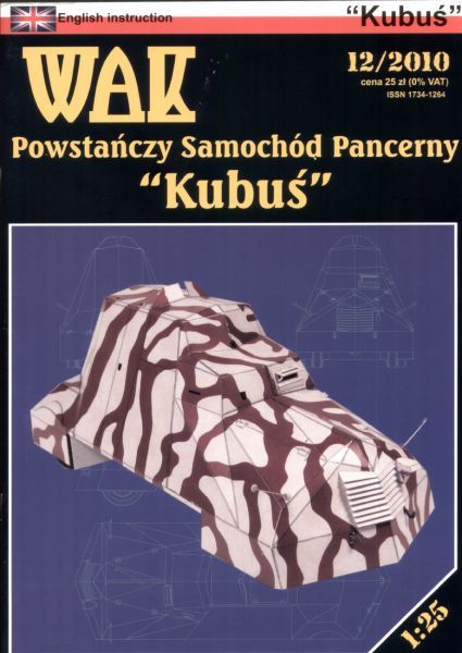 Panzerwagen KUBUS (Warschauer Aufstand, August 1944) 1:25