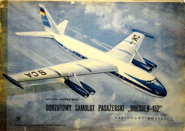 Passagierflugzeug Baade-152 „Dresden-152“ 1:50