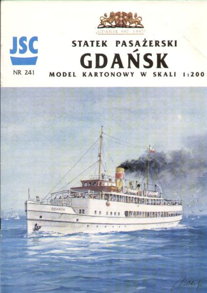 Passagierschiff Gdansk (1927) 1:200 (Ausgabe 1997)