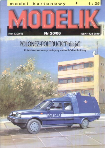 Polonez-Poltruck (Polizeieinsatzwagen) 1:25