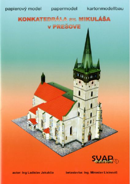 St. Nicholas Konkathedrale in Presov (Konkatedrála sv. Mikuása) 1:200 SVAP Verlag