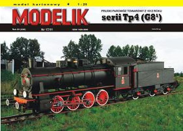 Preussische Güterzug-Lokomotive Tp4 (Baureihe G8-1) 1:25 Offsetdruck