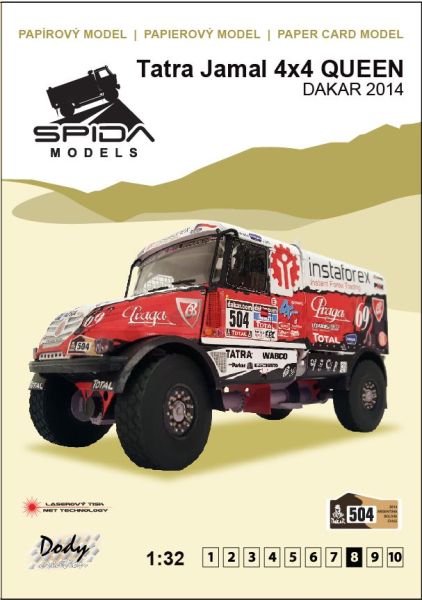 Rally-Fahrzeug Tatra Jamal 4x4 Queen Dakar 2014 1:32