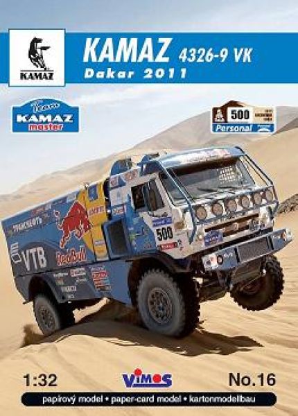 Rally-Lkw Kamaz 4326-9 VK (Argentina-Chile-Rally 2011) 1:32