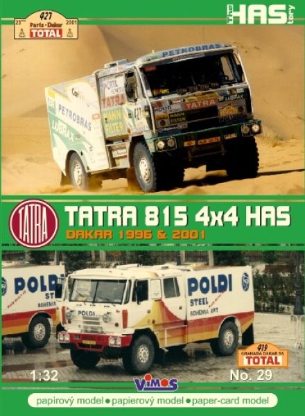 Rallye-Fahrzeug Tatra 815 4x4 HAS (Paris-Dakar 1996 oder 2001) 1:32