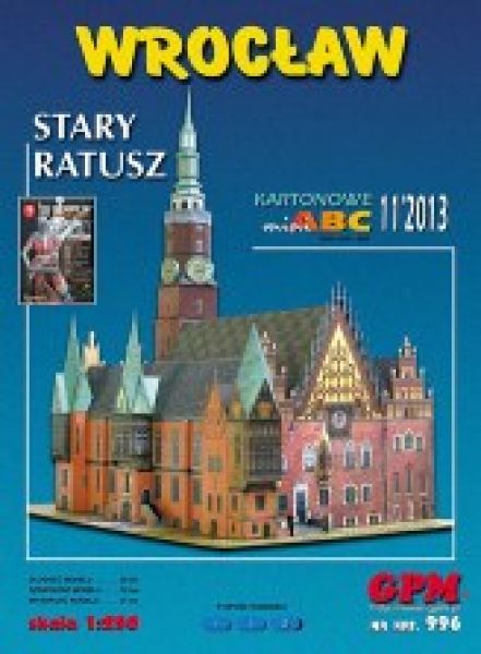 Rathaus aus Wroclaw / Breslau 1:250 inkl. Lasercutsatz