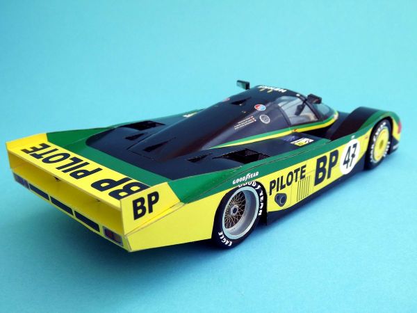 Rennwagen Porsche 956 brit. Team John Fitzpatrick Racing (Le Mans 1983) 1:24