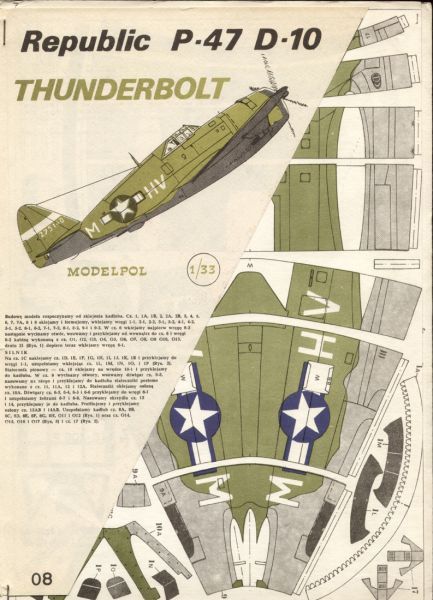 Republic P-47 D-10 Thunderbolt 1:33