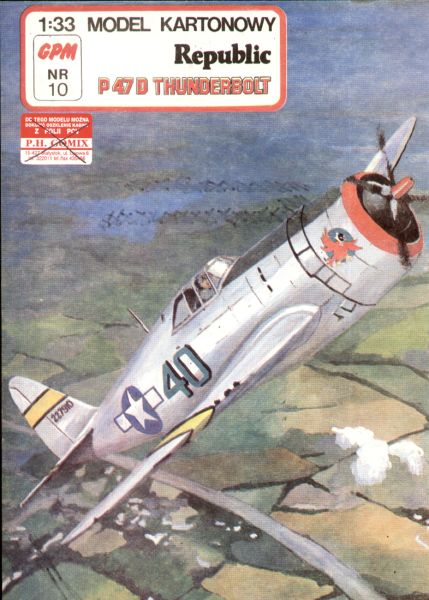 Republic P-47D Thunderbolt 1:33 (GPM Erstausgabe) übersetzt