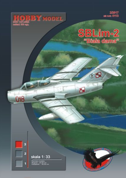 SB Lim-2 (Lizenz Mig-15) Polnischer Marine "weiße Dame" 1:33