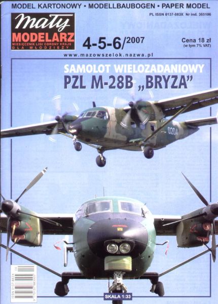 STOL-Mehrzweckflugzeug PZL M-28B Bryza (Liz. Antonow An-28)