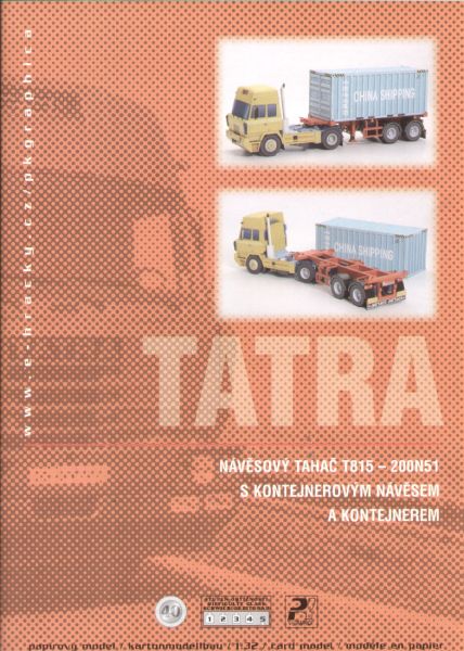 Sattelschlepper Tatra T815 + Containerauflieger 200N51 1:32