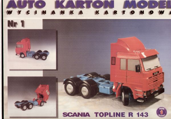 Sattelzugmaschine Scania Topline R143 (R für Fernverkehr) 1:16