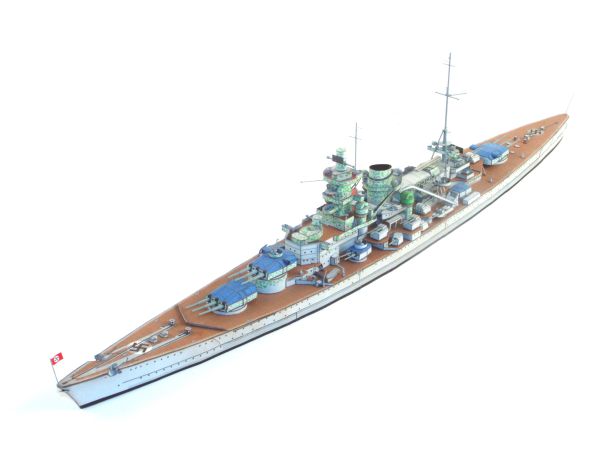 Scharnhorst & Ölschiff 4 (ex Adria) 1941 1:400 Ausgabe 2004, übersetzt