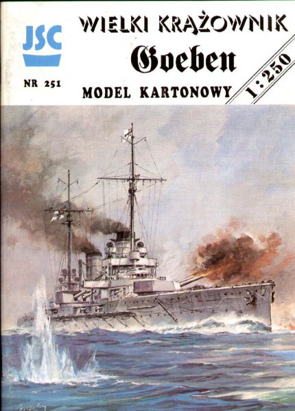 Schlachtkreuzer SMS Goeben (1914) 1:250 übersetzt