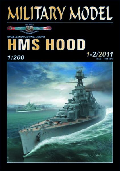 Schlachtschiff HMS Hood (Mai 1941) 1:200 Halinski (3.Ausgabe) übersetzt