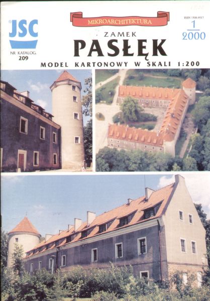 Ordenssburg Holland in Preussisch Holland / Schloss in Paslek 1:200