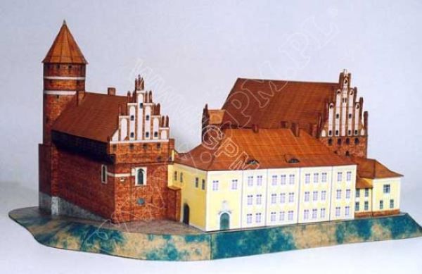 Schlosskomplex des Ermland-Kapitels Allenstein / Olsztyn 1:200 (Erstausgabe)