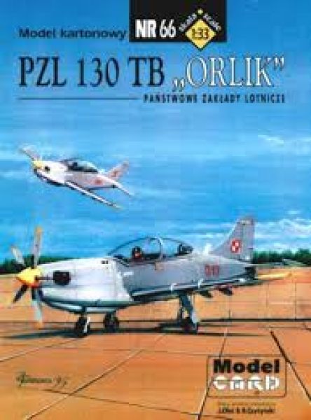 Schul- und Trainingsflugzeug PZL 130 TB Orlik 1:33 übersetzt