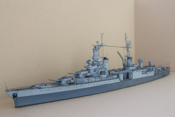 Schwerkreuzer USS Indianapolis (1945 ) 1:200 Offsetdruck
