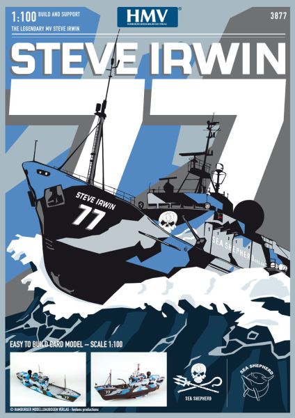 Sea Shepherd Conservation Society Schiff Steve Irwin (2013) 1:100 deutsche Anleitung (3877)