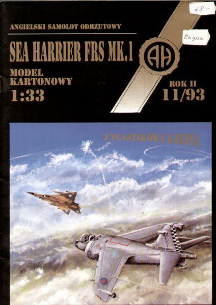 Senkrechtstarter BAe Sea Harrier FRS.Mk.I 1:33 übersetzt