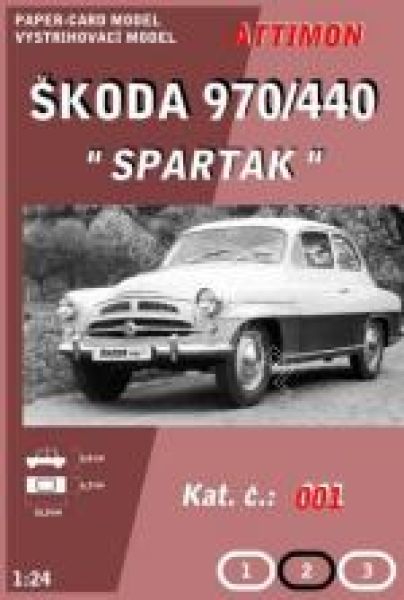 Skoda 970/440 "Spartak" (1954-1959) 1:24
