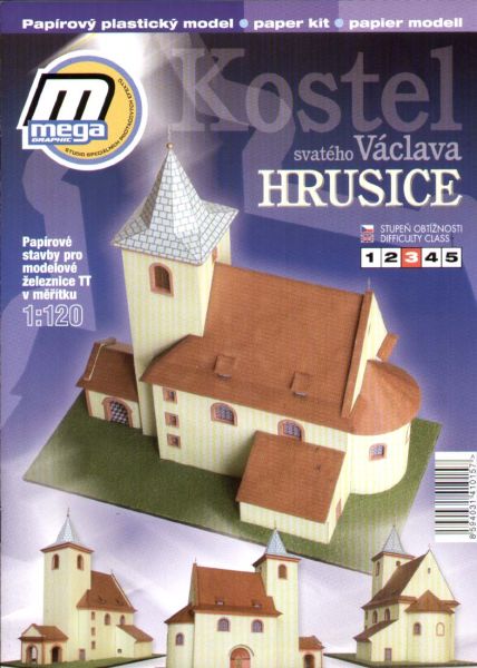 St.Vaclav-Kirche aus Hrusice / Tschechien 1:120