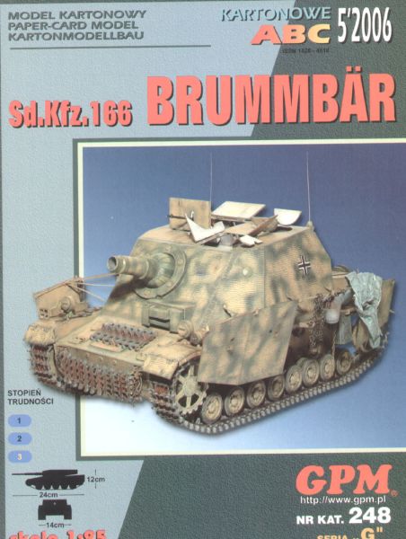 Sturmpanzer IV Sd.Kfz.166 Brummbär (1943)  1:25  extrem