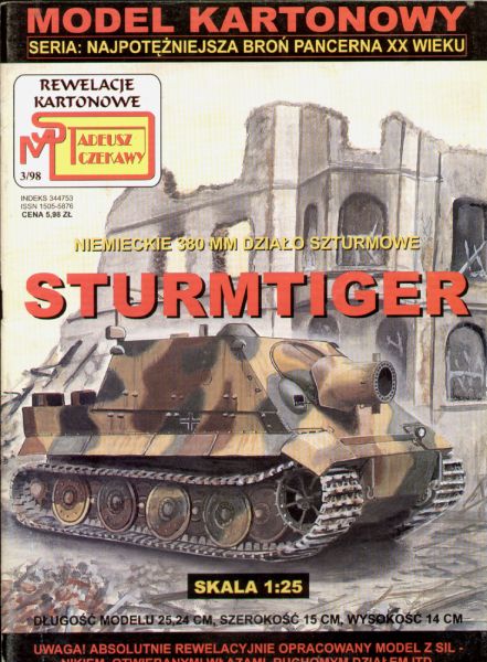 Sturmpanzer VI (Sturmmörser, Panzermörser, Sturmtiger) 1:25