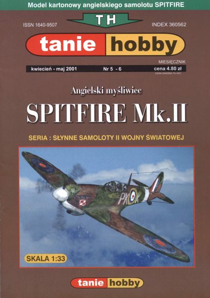 Supermarine SPITFIRE Mk.II A (315. Squadron der RAF) 1:33