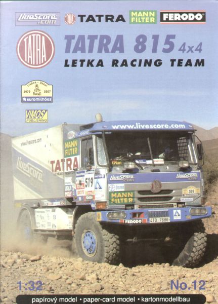 Tatra 815 4x4 Dakar 2T0R45 (Lisboa-Dakar-Rally 2007) 1:32