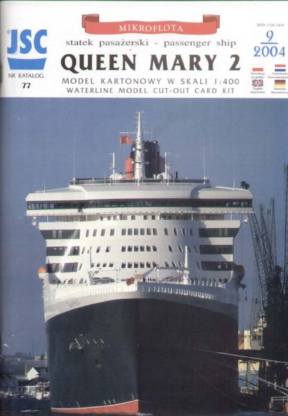 Transatlantikliner Queen Mary 2 (2004) inkl. LC-Detailsatz 1:400 übersetzt