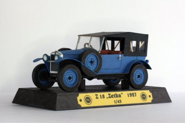 Tschechischer Oldtimer Z 18 "Zetka"  (1924) 1:43