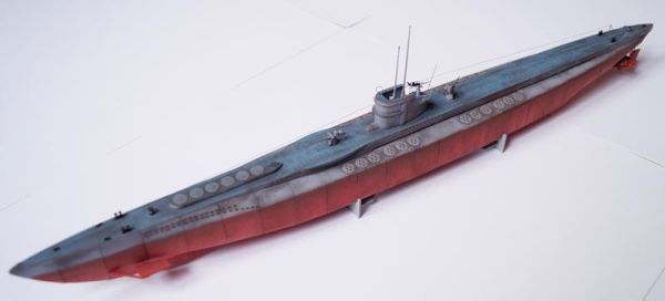U-Boot-Minenleger U-118 (Typ XB) 1:200 +3D-Doku Gneisenau; Pläne Luftkissenboot SR.N5...
