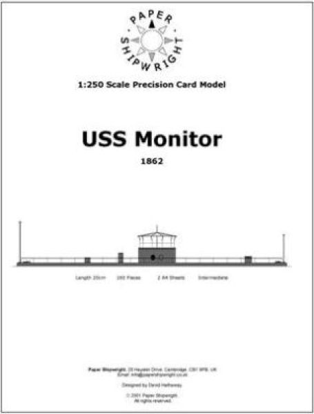 US-Amerikanischer Monitor USS Monitor 1:250