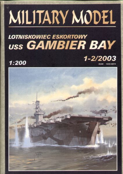 US-Geleitträger USS Gambier Bay CVE-73 1:200 übersetzt