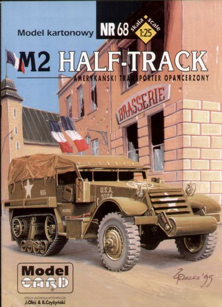 US-Halbkette M2 Half-Track der ersten Bauserien 1:25
