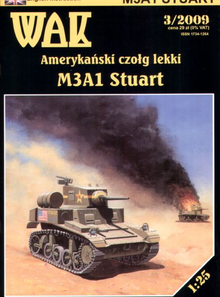 US-Leichtpanzer M3A1 Stuart "Tiger" (Tunesien, 1942) 1:25