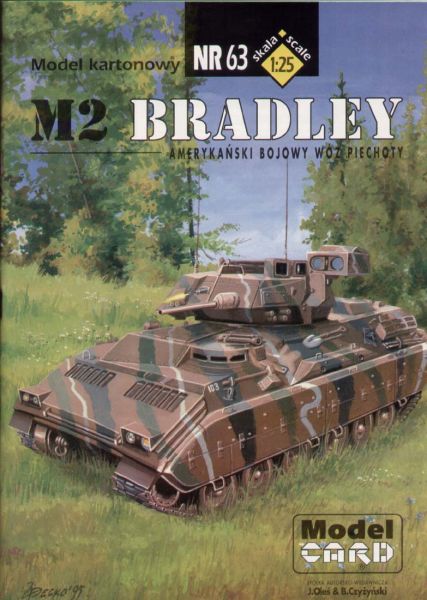 US-Manschaftstransporter M2 Bradley der US-Armee 1:25