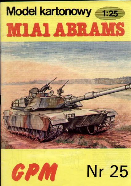US-Panzer M1A1 Abrams 1:25